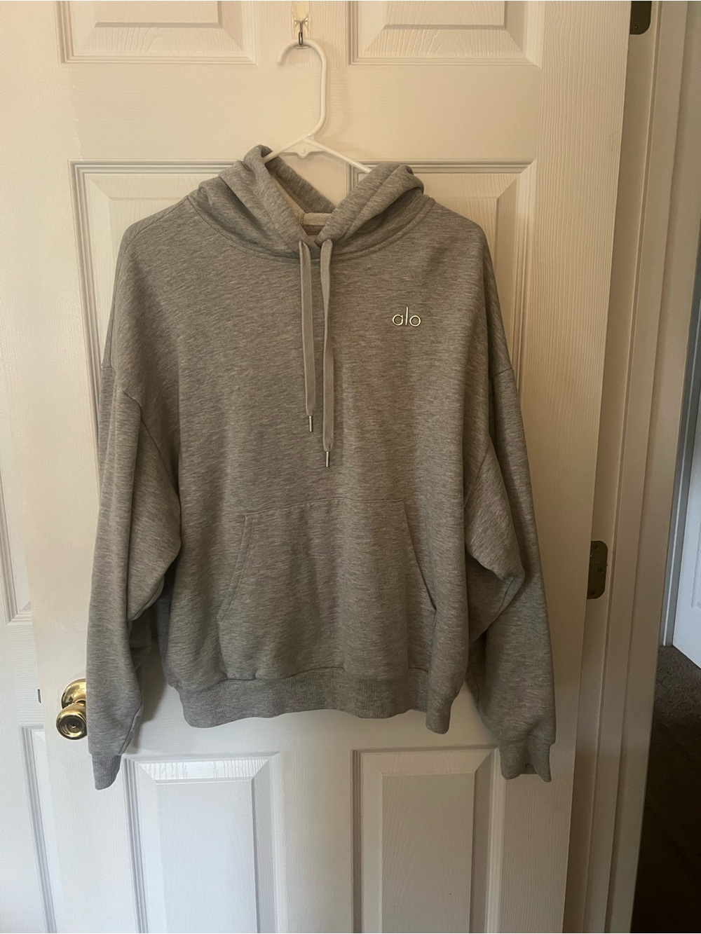 ALO Yoga Women's Gray Hoodie Sweatshirt